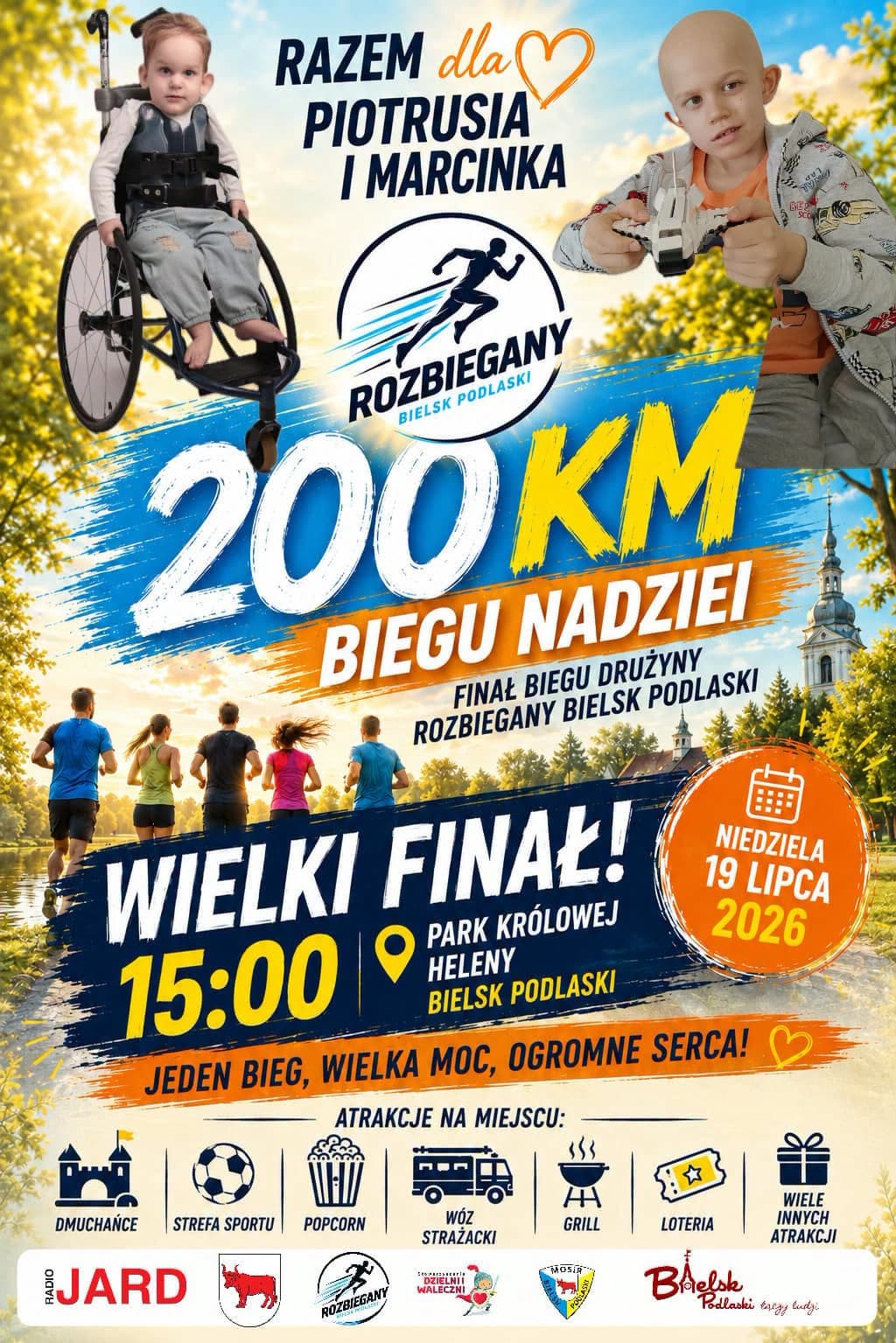 Wielki Finał biegu 200 km Grupy Rozbiegany Bielsk Podlaski
